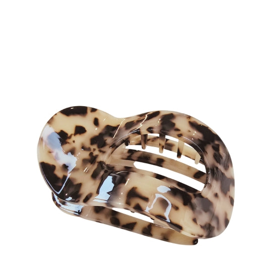 Done Large Claw Clip Light Leopard
