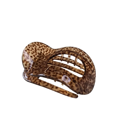 Done Large Speckled Claw Clip Brown