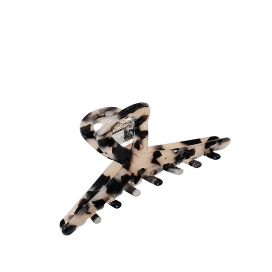 Done Medium Twist Claw Clip Light Leopard