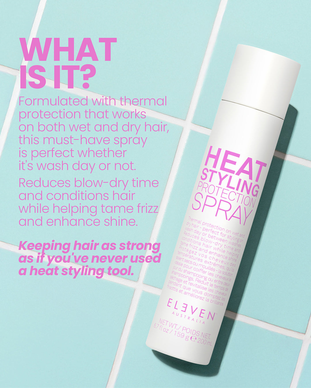 Eleven Australia Heat Styling Protection Spray 159g