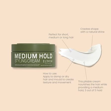 Eleven Australia Medium Hold Styling Cream 85g