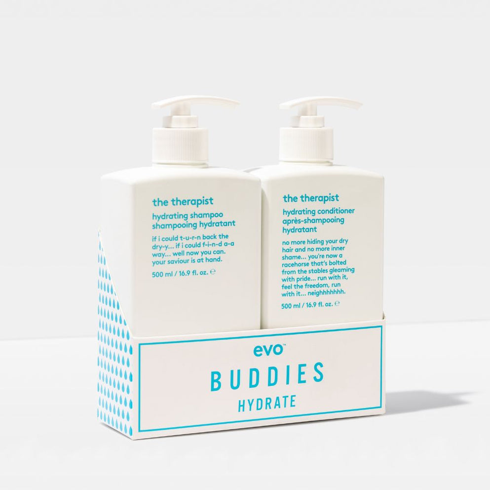 Evo Buddies 500ml HYDRATE The Therapist Duo