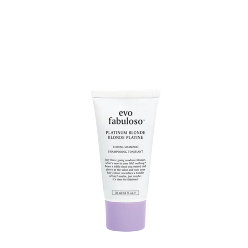 Evo Fabuloso PLATINUM BLONDE Colour Boosting Shampoo MINI 30ml