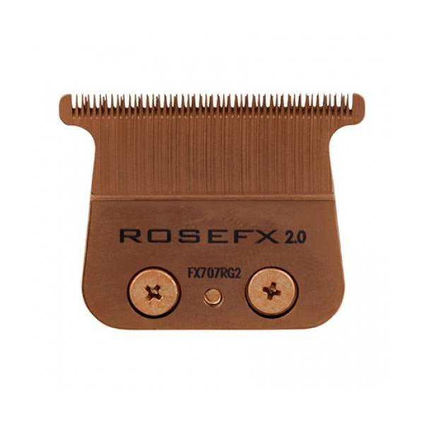 BaBylissPRO Barberology Replacement Hair Trimmer Zero-Gap Deep Tooth Blade Rose Gold FX707RG2