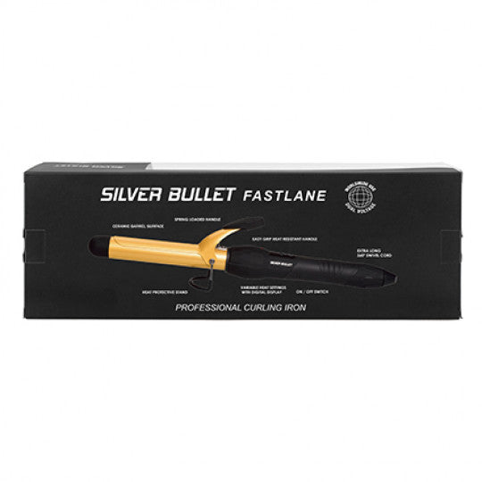 Silver Bullet Curling Iron - Gold Ceramic 25mm