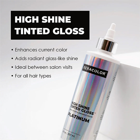 Keracolor High Shine Tinted Gloss 237ml -  Platinum