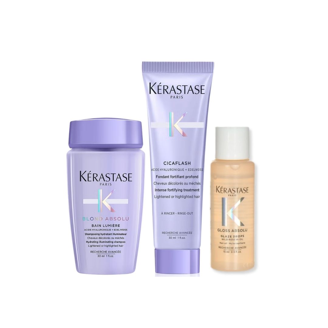 FREE Kerastase Blond Absolu 3 Piece TRAVEL Set