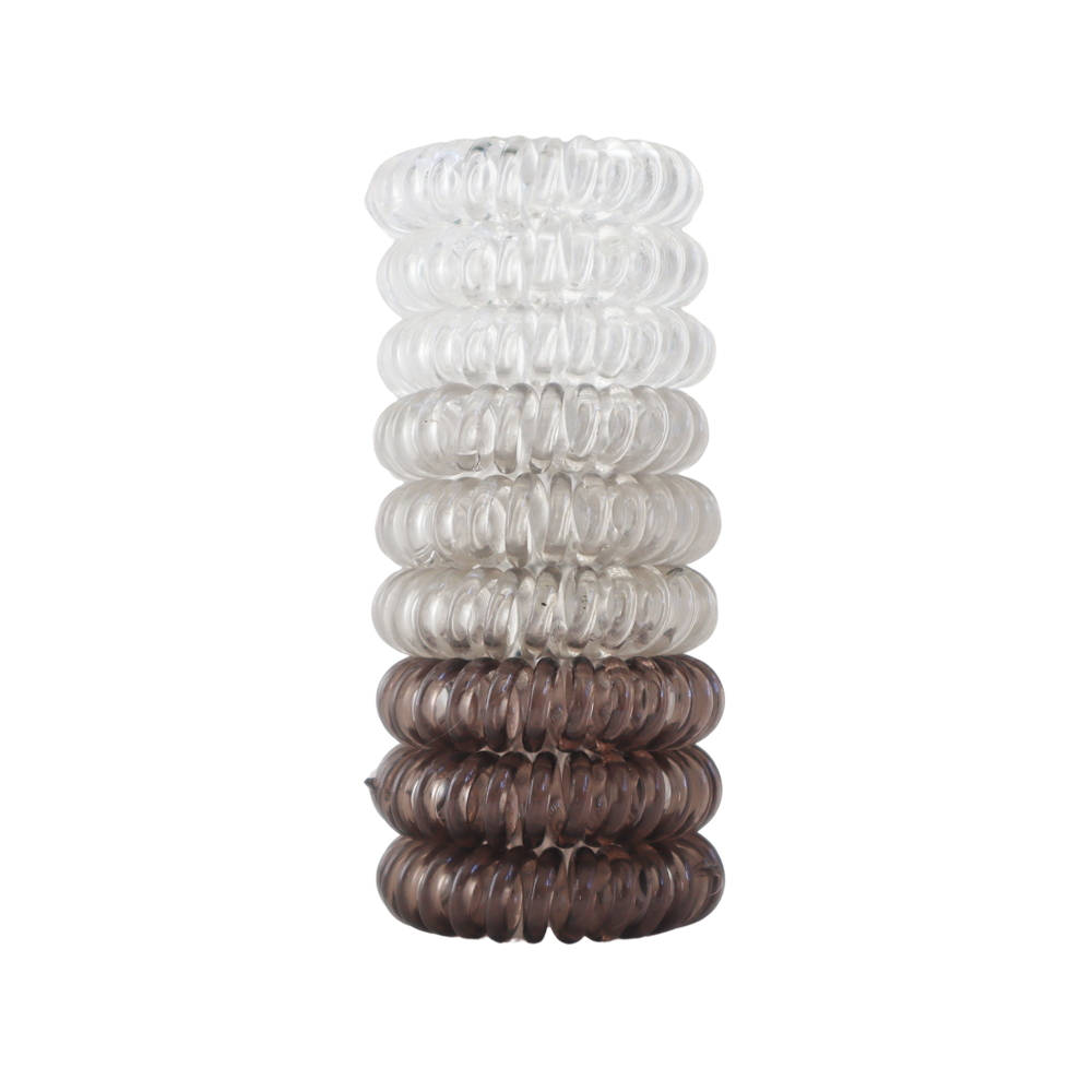 Twist Lock Hair Coil  -  Crystal Mist GRADIENT 9 Pcs Set