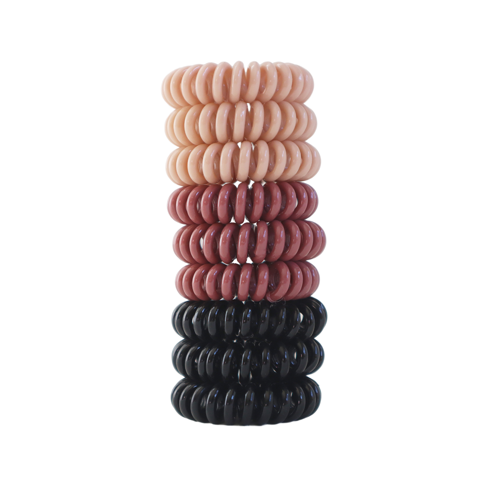 Twist Lock Hair Coil  - Classic Chic  9 Pcs Set