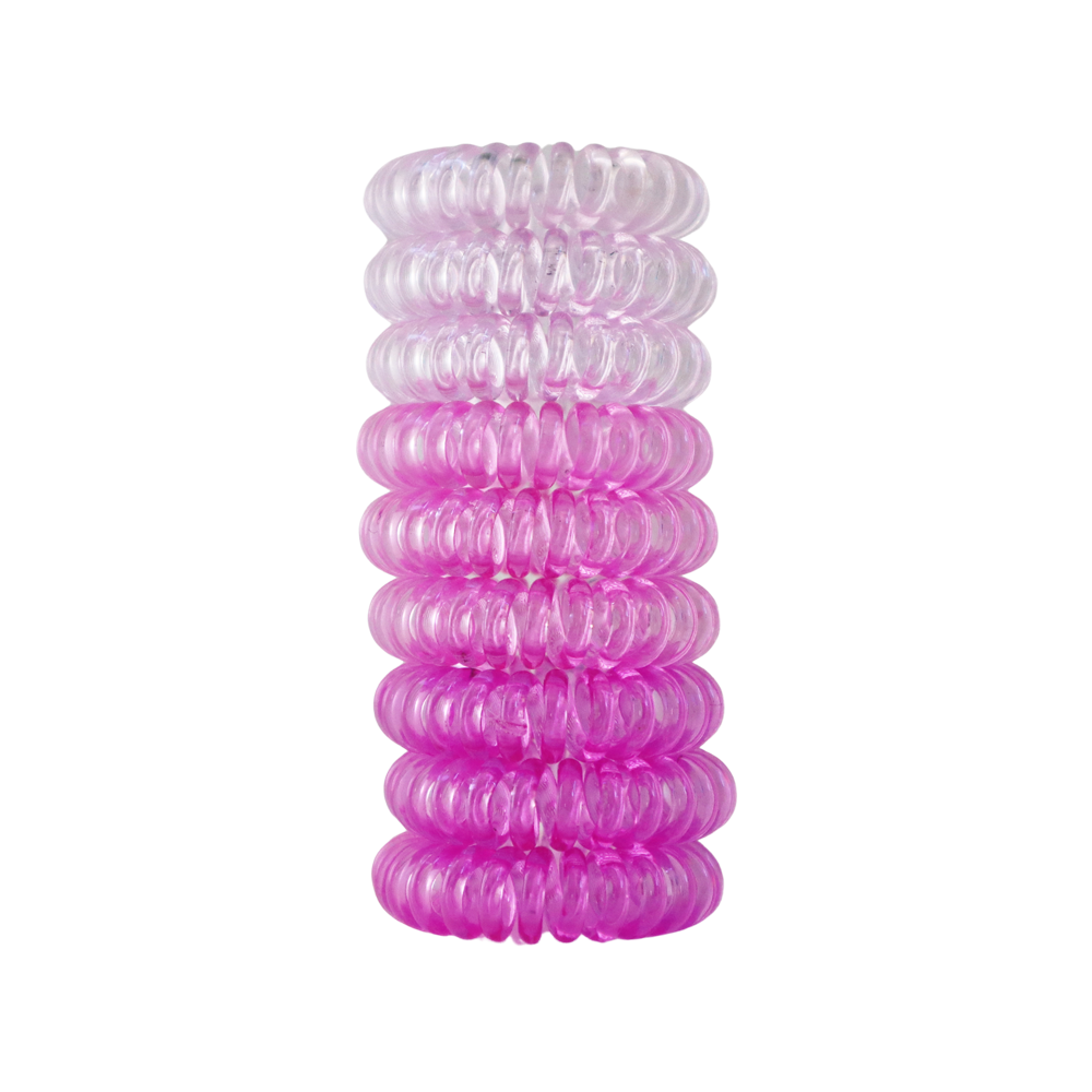 Twist Lock Hair Coil  - Orchid GRADIENT 9 Pcs Set