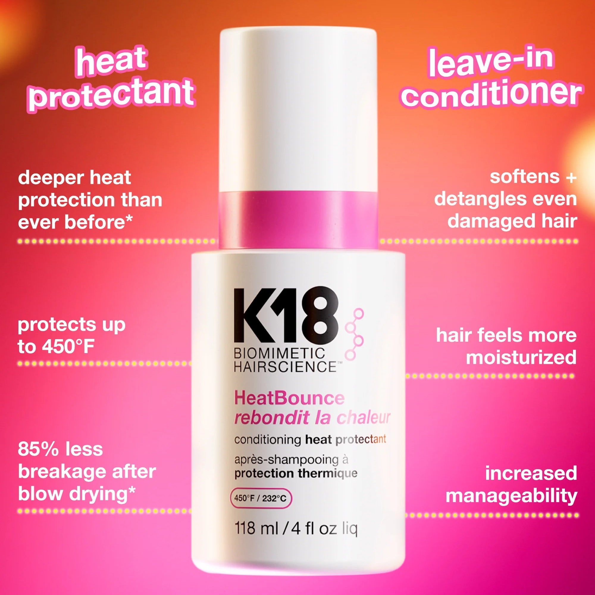 K18 Heat Bounce 118ml