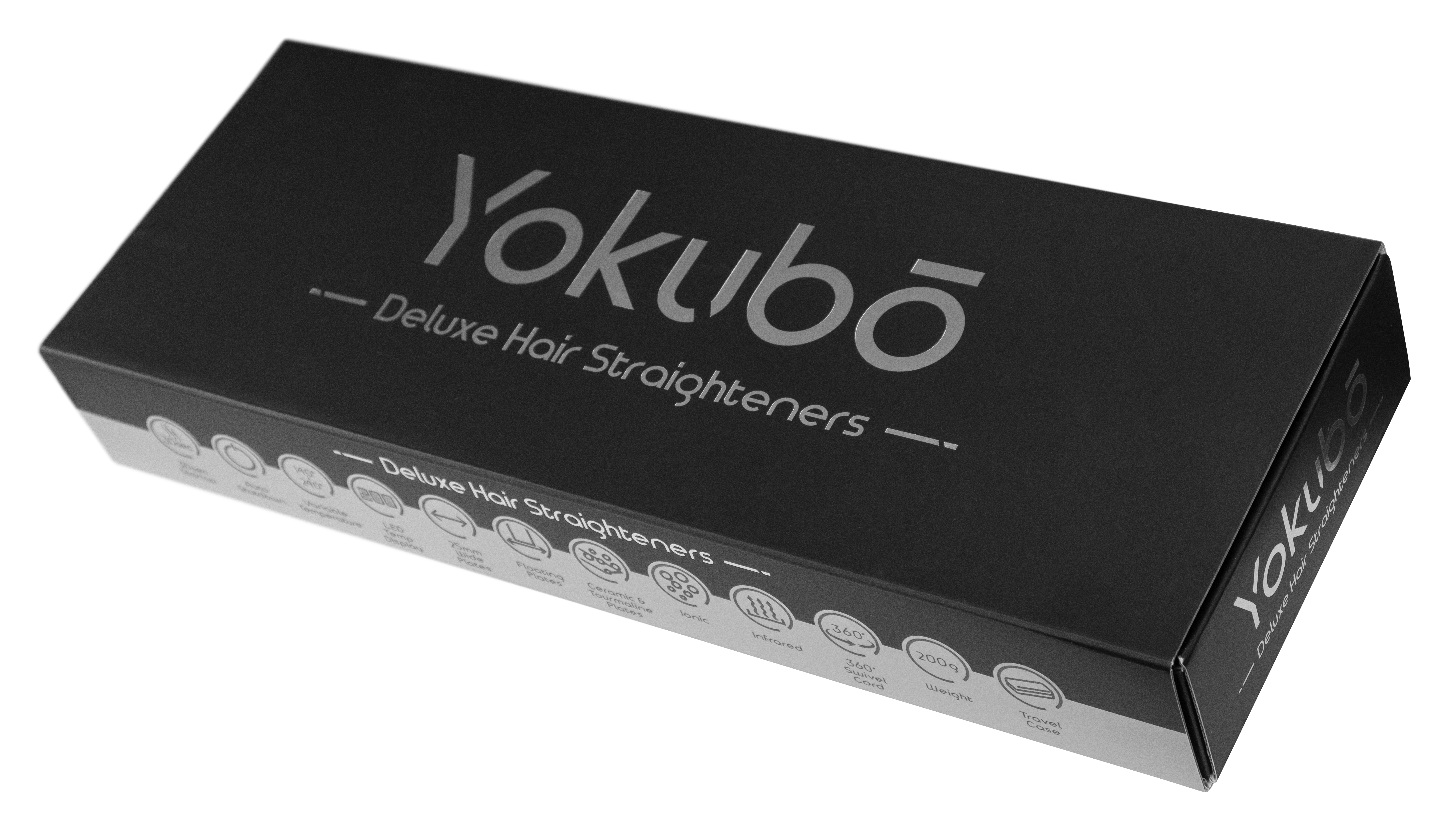 Yokubo Deluxe Hair Straightener - Black & Rose Gold