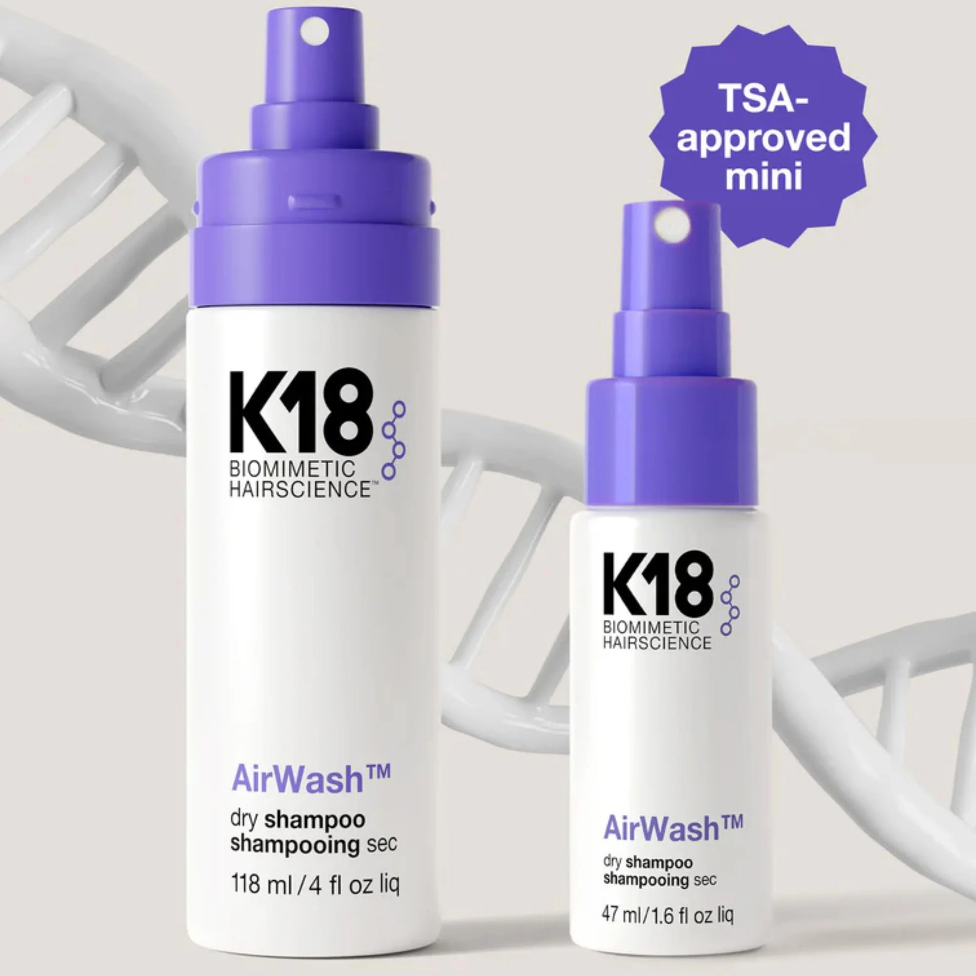 K18 AirWash Dry Shampoo 47ml