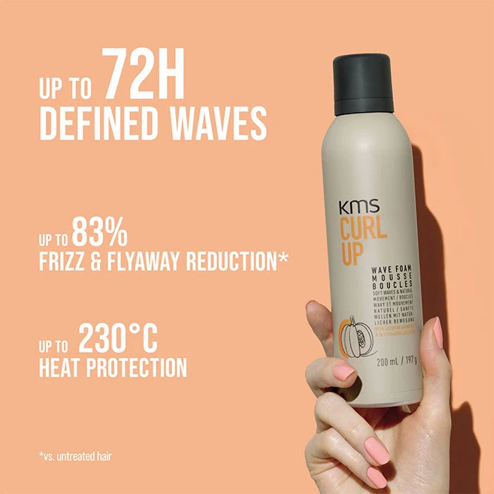 KMS Curl Up Wave Foam 200ml