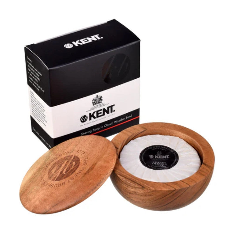 Kent Luxury Shaving Soap in Wooden Bowl (SB6)