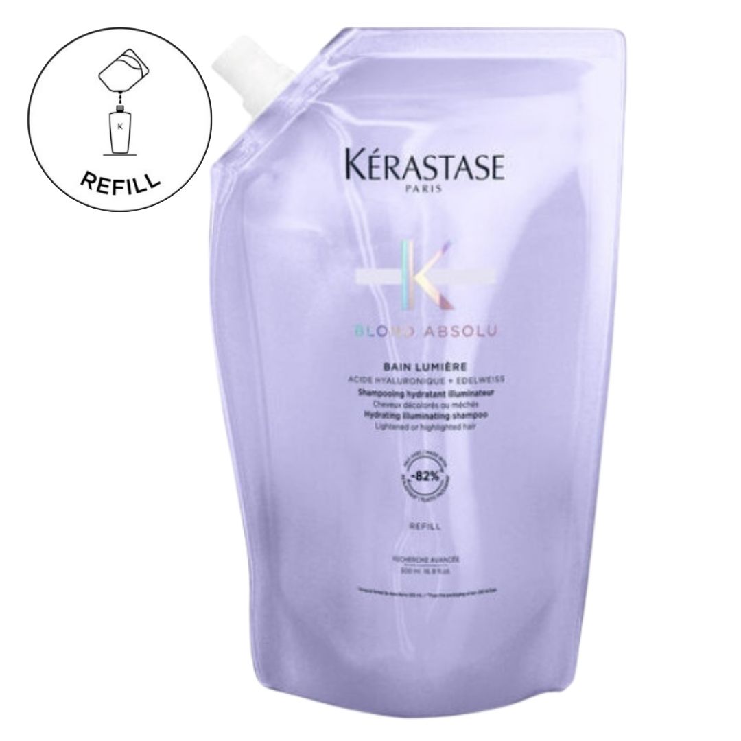 Kerastase 500ml Blond Absolu Bain Lumiere Shampoo REFILL POUCH