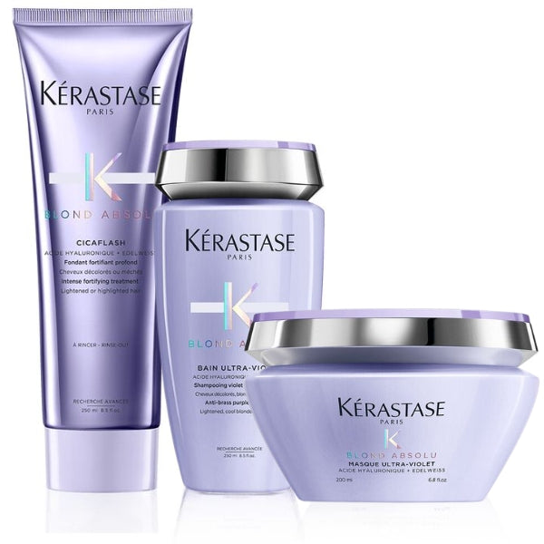 Kerastase Blond Absolu BAIN ULTRA-VIOLET Trio Bundle
