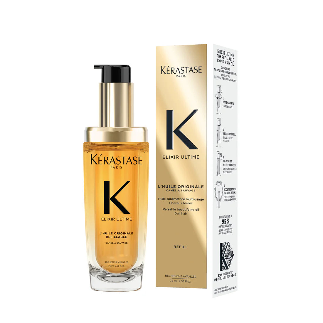 Kerastase Elixir Ultime Original Refillable Hair Oil 75ml