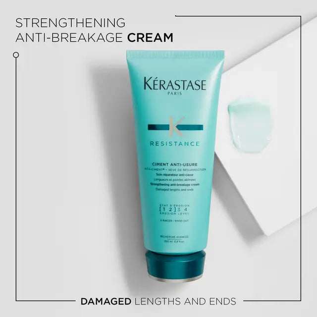Kerastase Resistance Ciment Anti-Usure Strengthening Anti-Breakage Conditioner for Damaged Hair 200ml