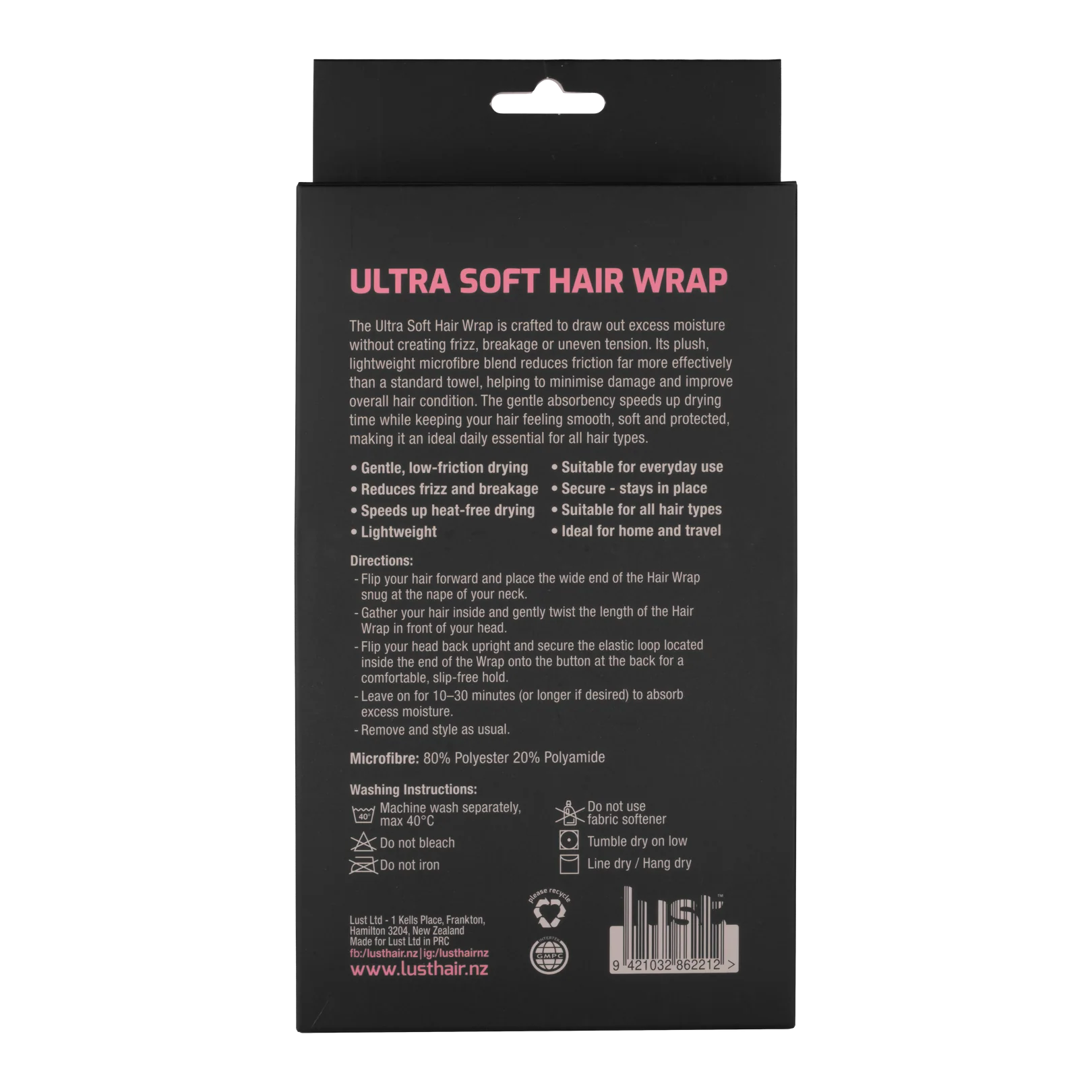 Lust Ultra Soft Hair Wrap