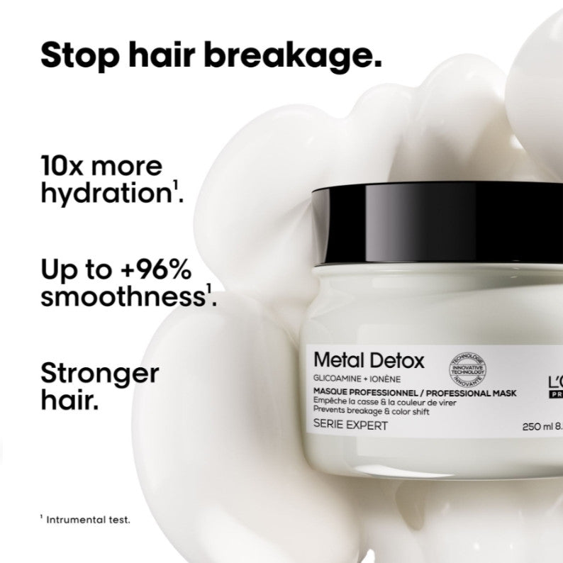 L'Oreal Professional METAL DETOX Duo + FREE Metal Detox Cream 100ml Gift Pack