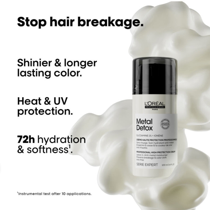 L'Oreal Professional METAL DETOX Duo + FREE Metal Detox Cream 100ml Gift Pack