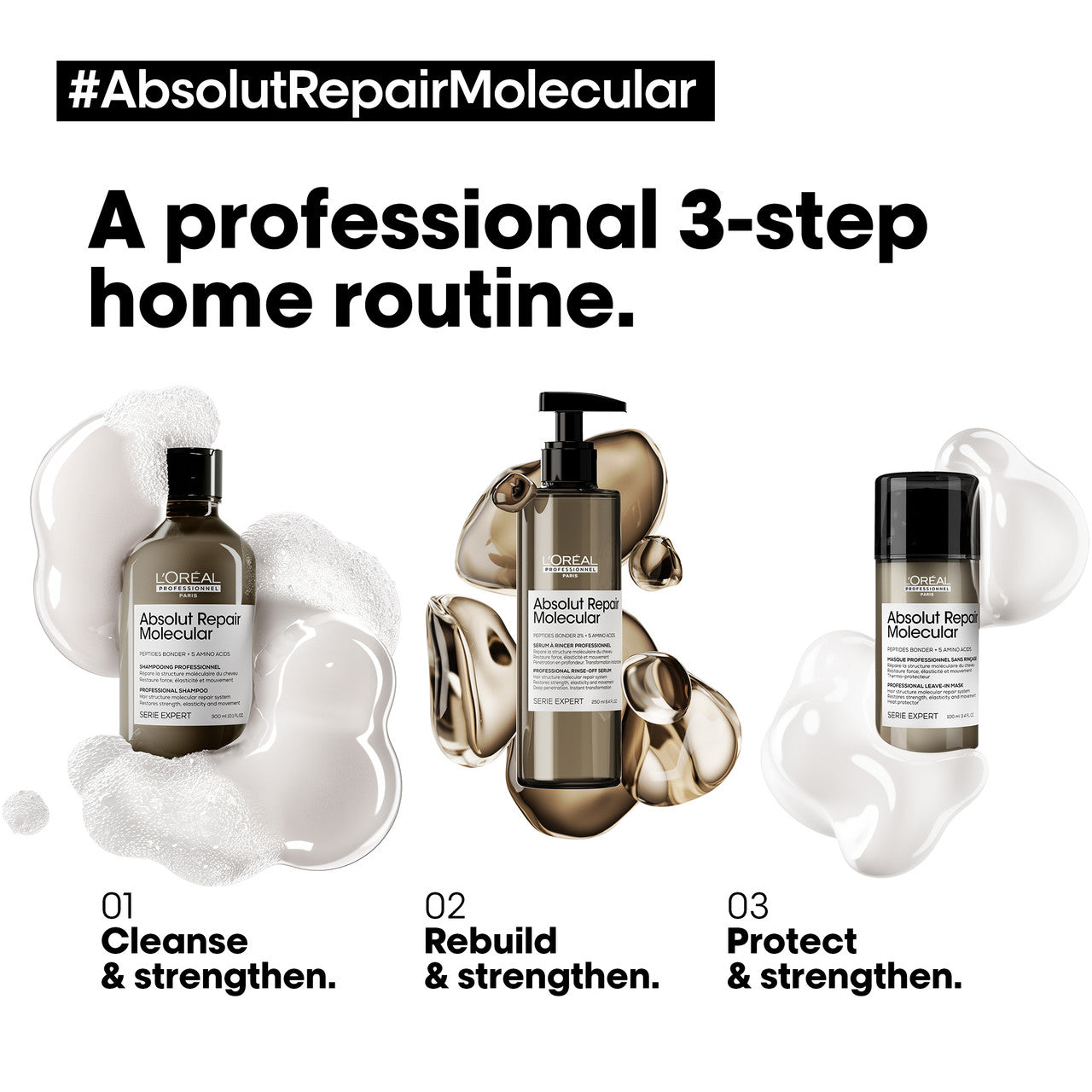 L'Oreal Serie Expert Absolut Repair Molecular Leave-In Mask 100ml