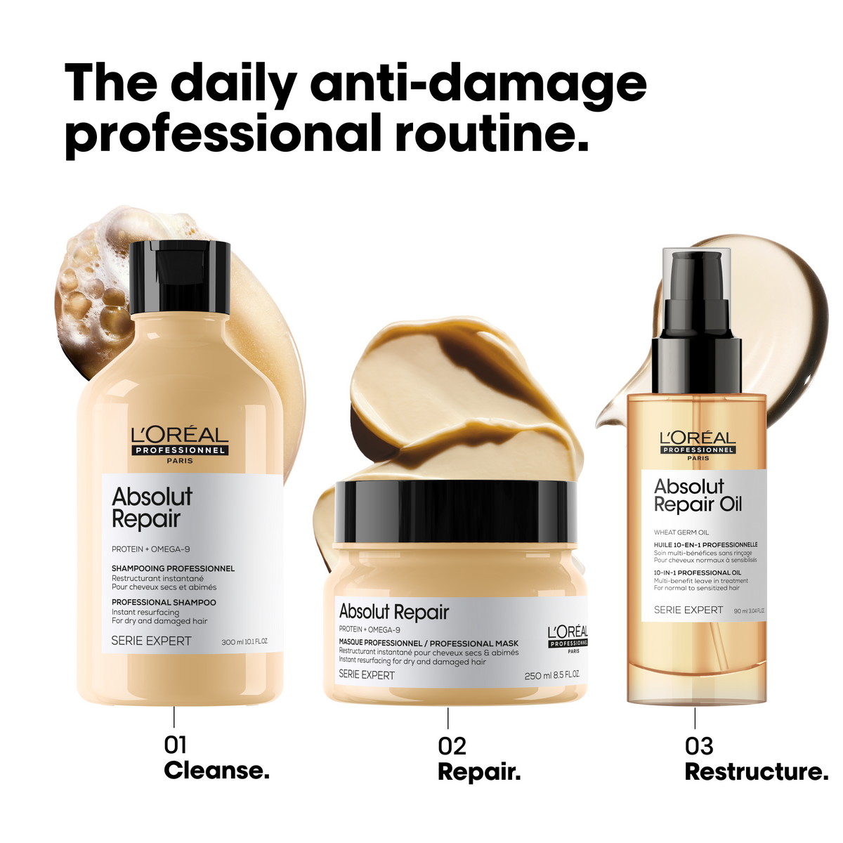 L'Oreal Serie Expert Absolut Repair Shampoo 300ml