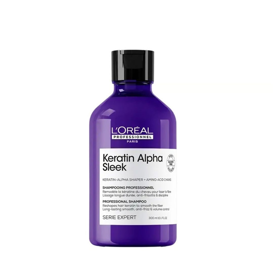 L'Oreal Serie Expert Keratin Alpha Sleek Shampoo 300ml
