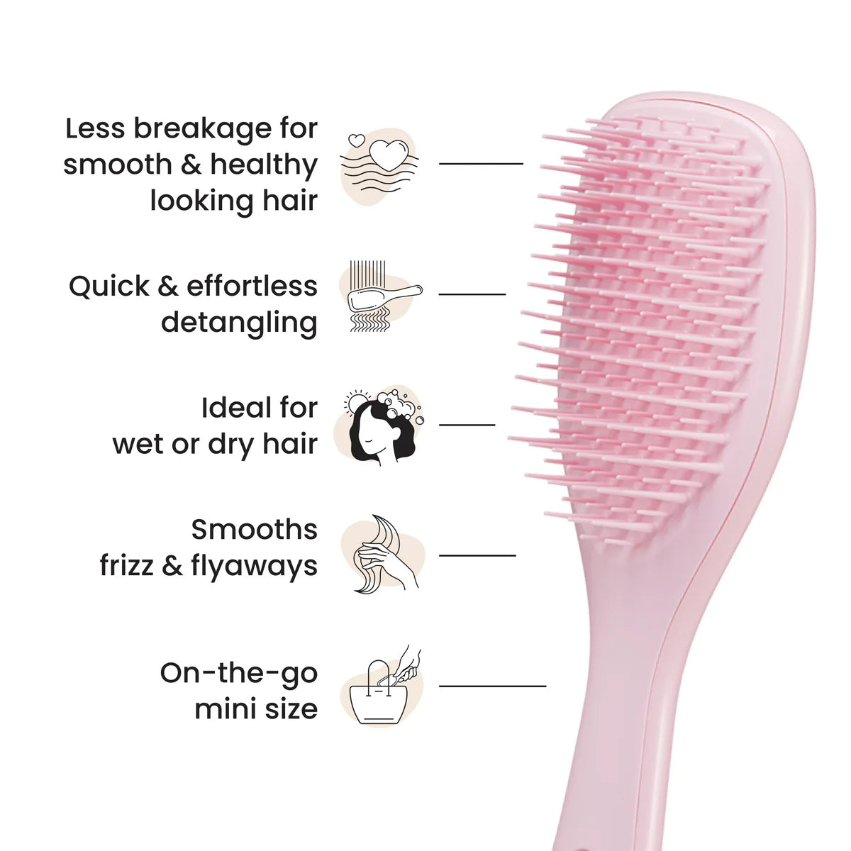 Tangle Teezer The Ultimate Detangler MINI - Millenial Pink