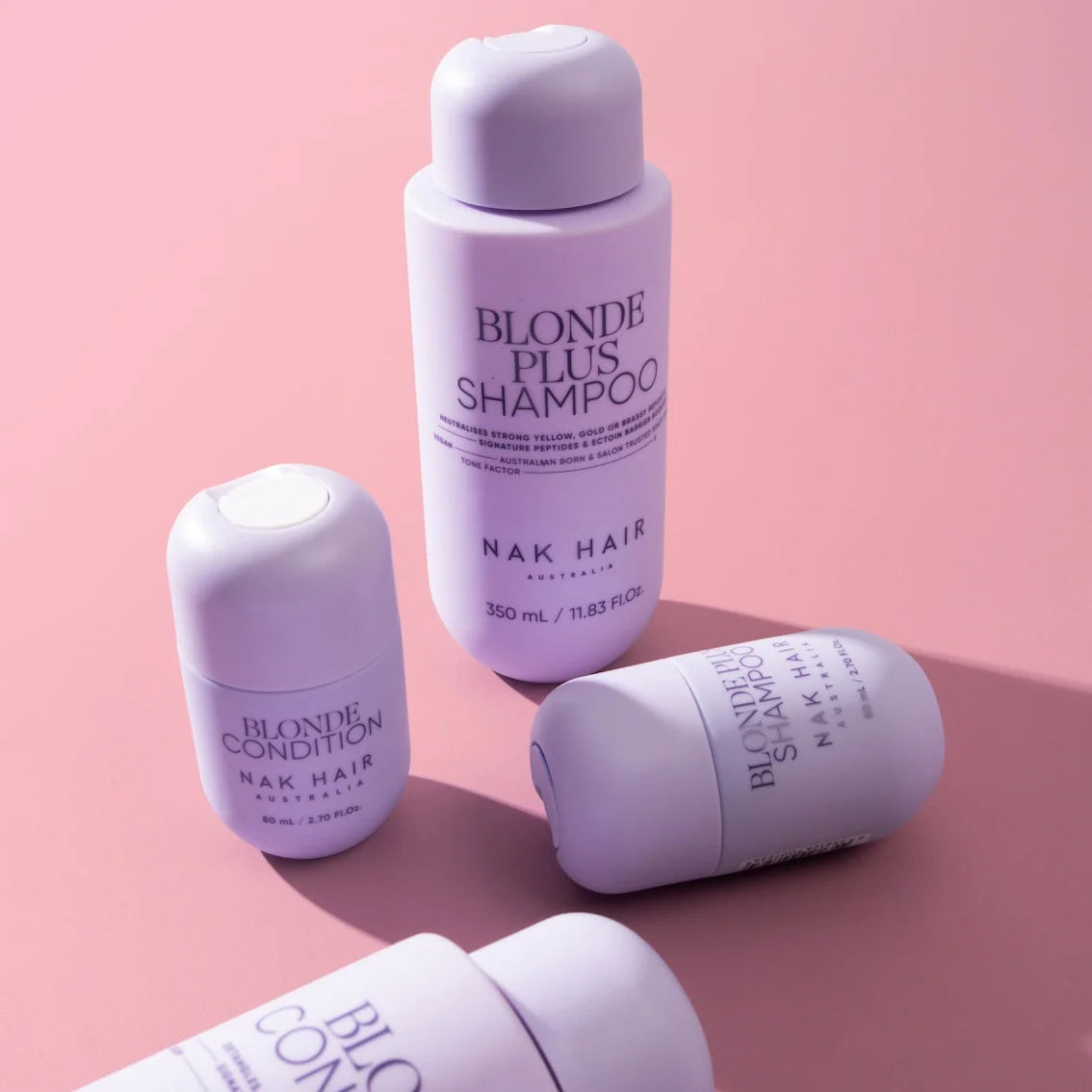 NAK Hair BLONDE PLUS 350ml Duo Gift Pack