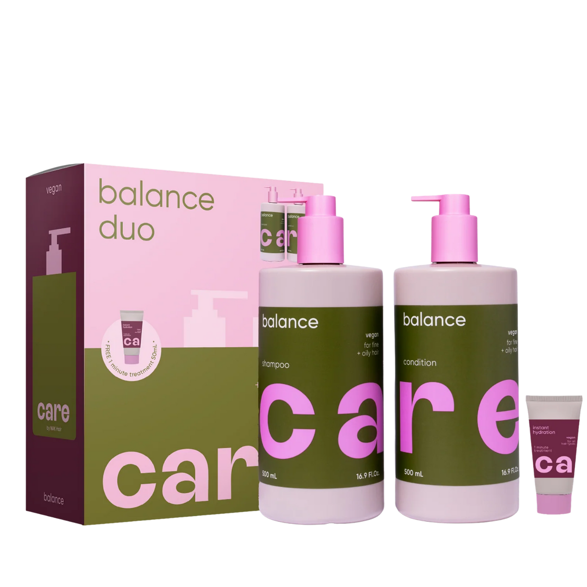 NAK Hair Care Balance 500ml Duo (For Fine/Oily Hair)
