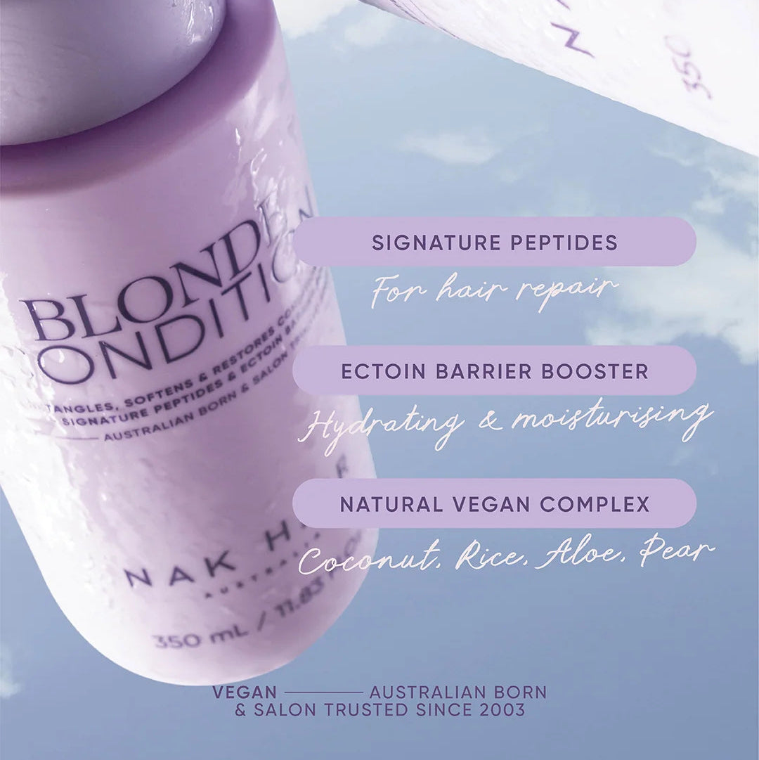 NAK Hair BLONDE 350ml Bundle