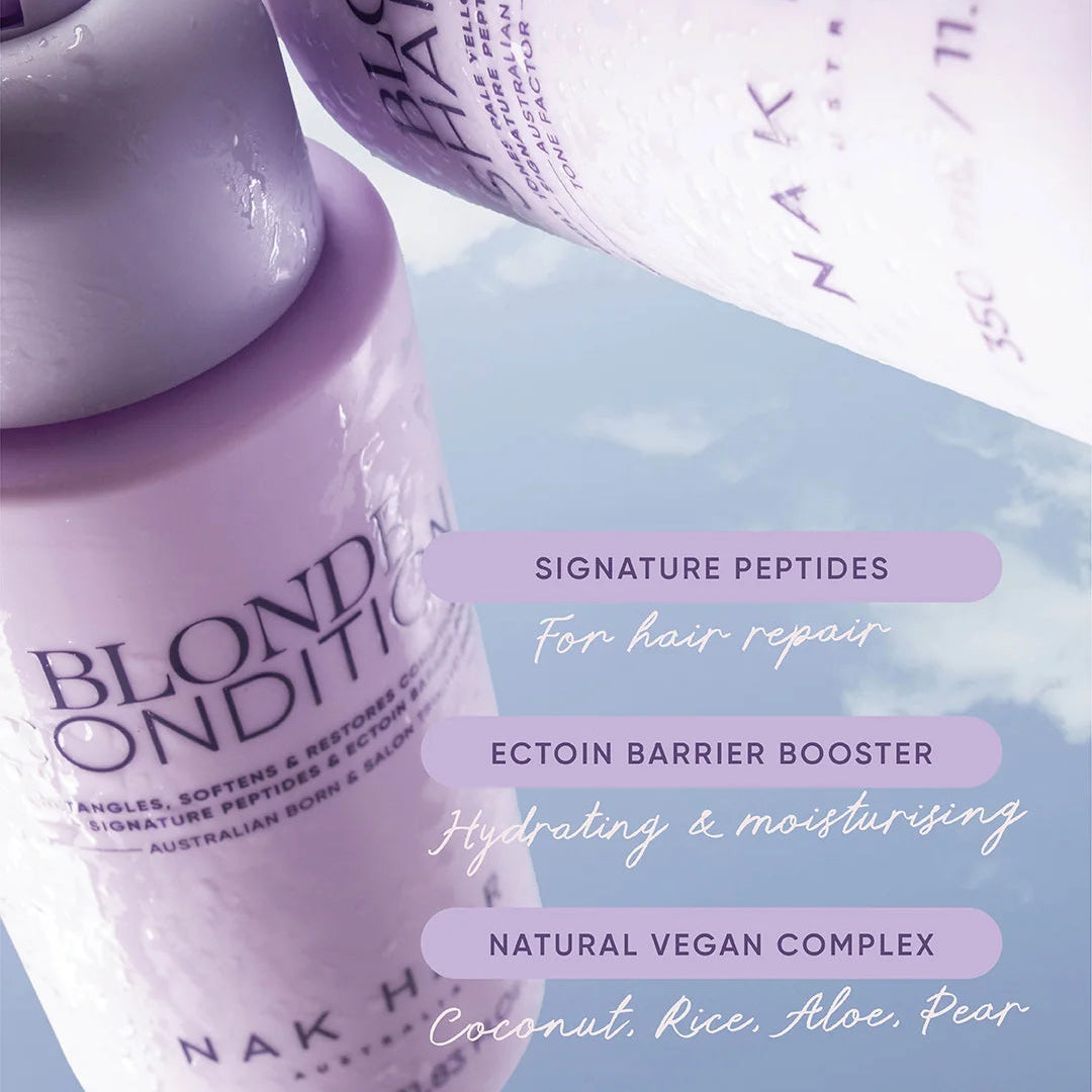 NAK Hair BLONDE PLUS 350ml Bundle