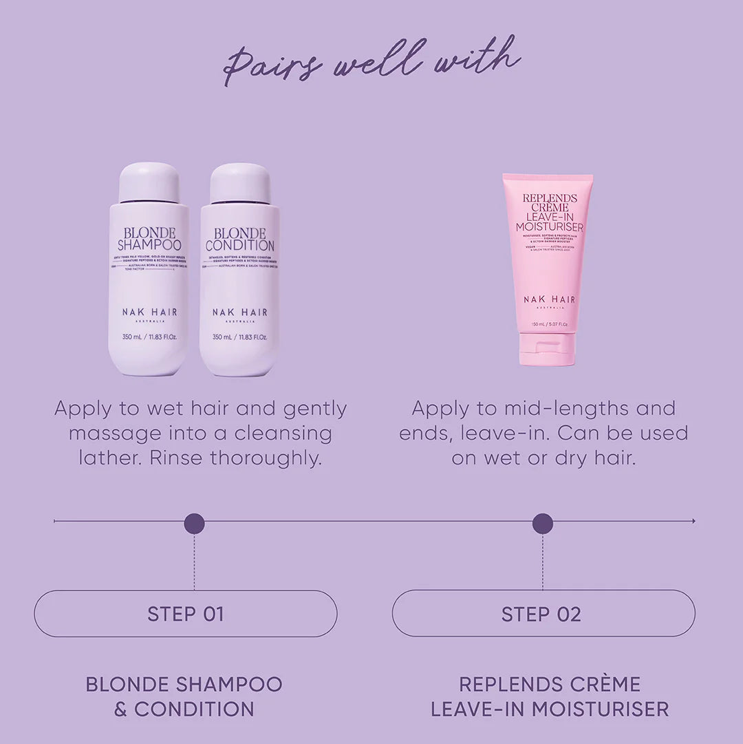 NAK Hair PLATINUM BLONDE Trio Gift Pack
