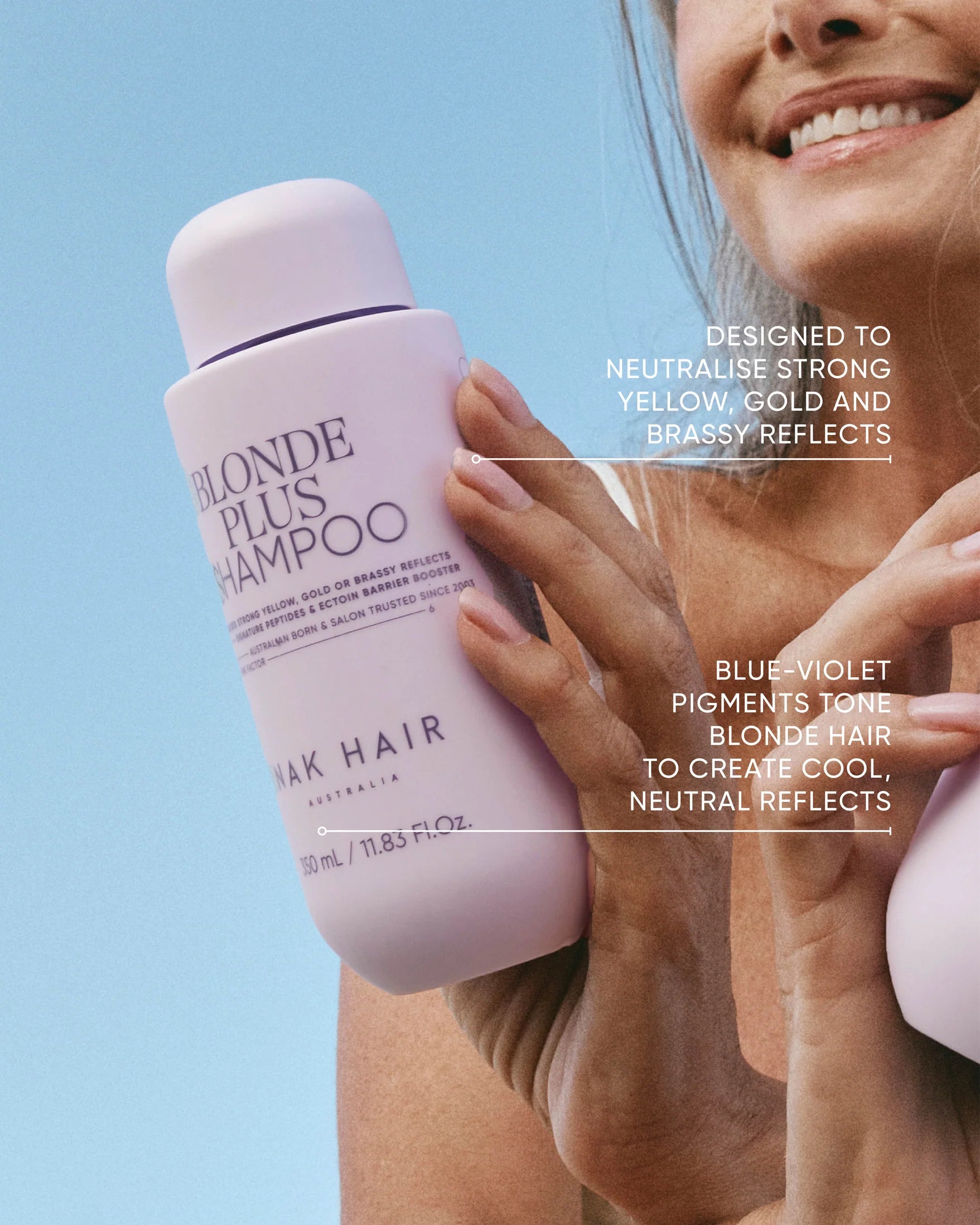 NAK Hair BLONDE PLUS 350ml Duo Gift Pack