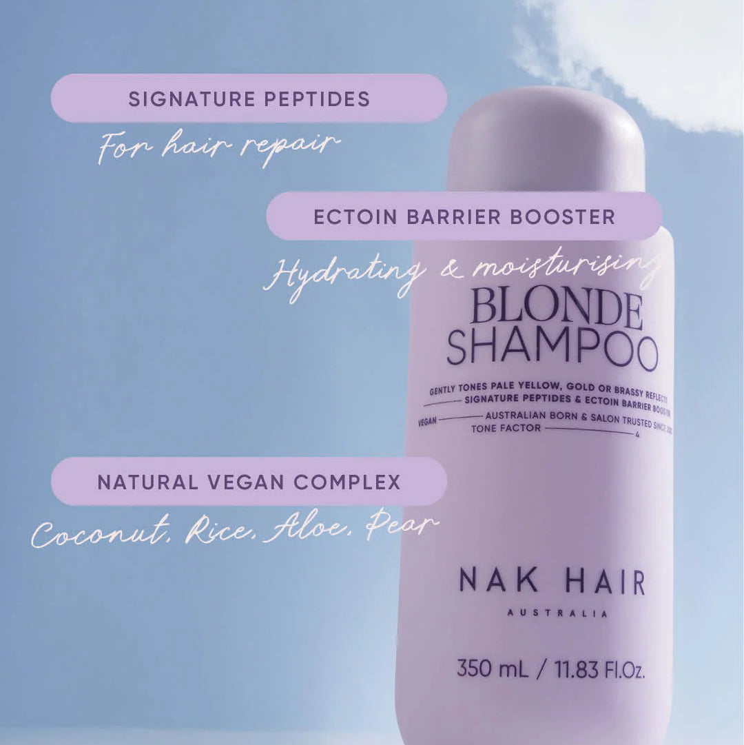 NAK Hair BLONDE 350ml Bundle