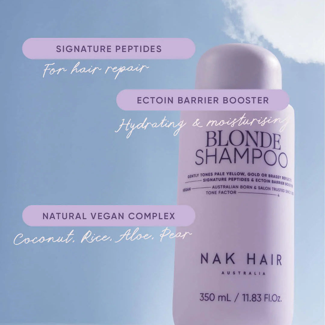 NAK Hair BLONDE Shampoo 350ml
