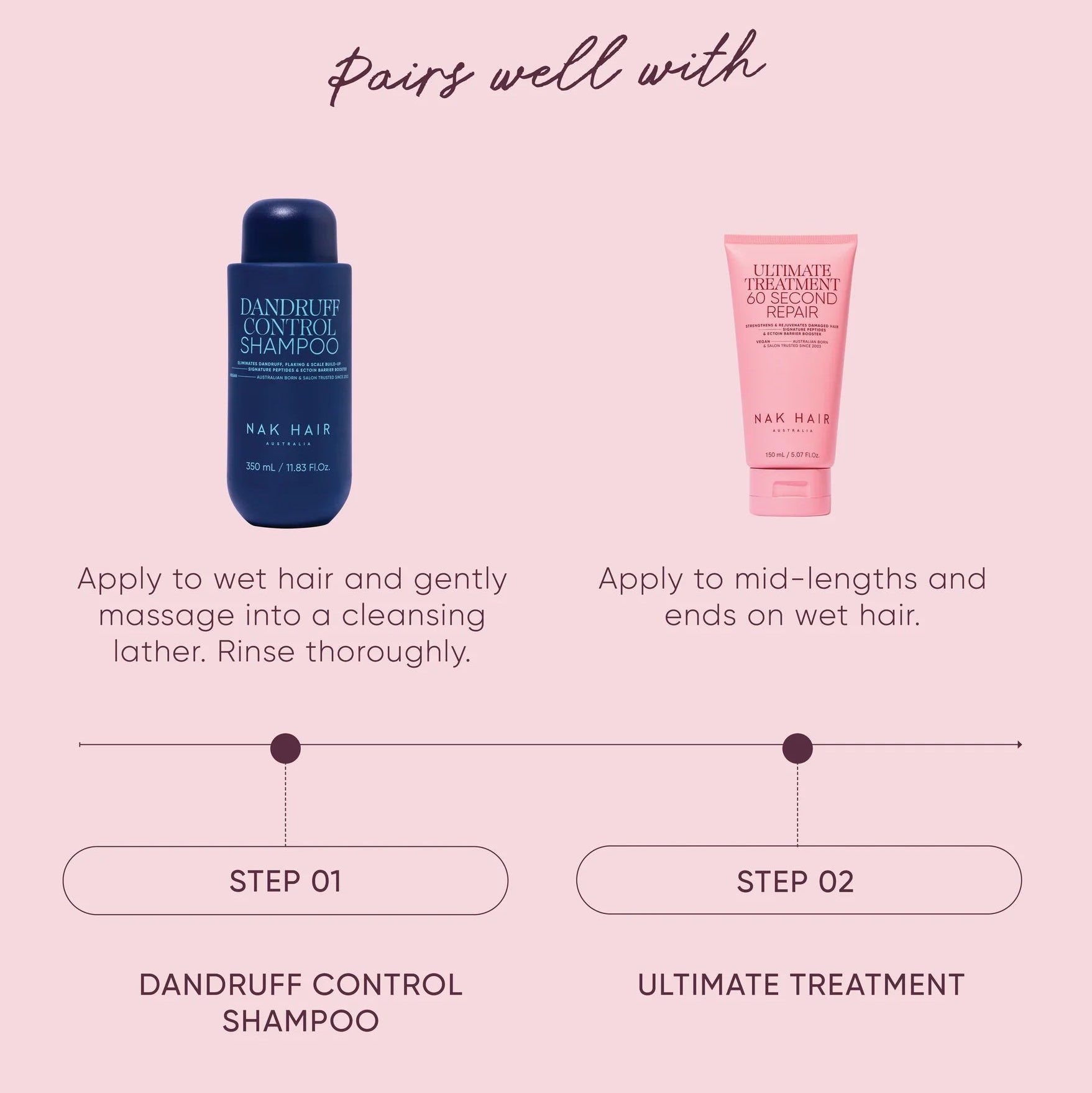 NAK Hair DANDRUFF CONTROL Shampoo 350ml