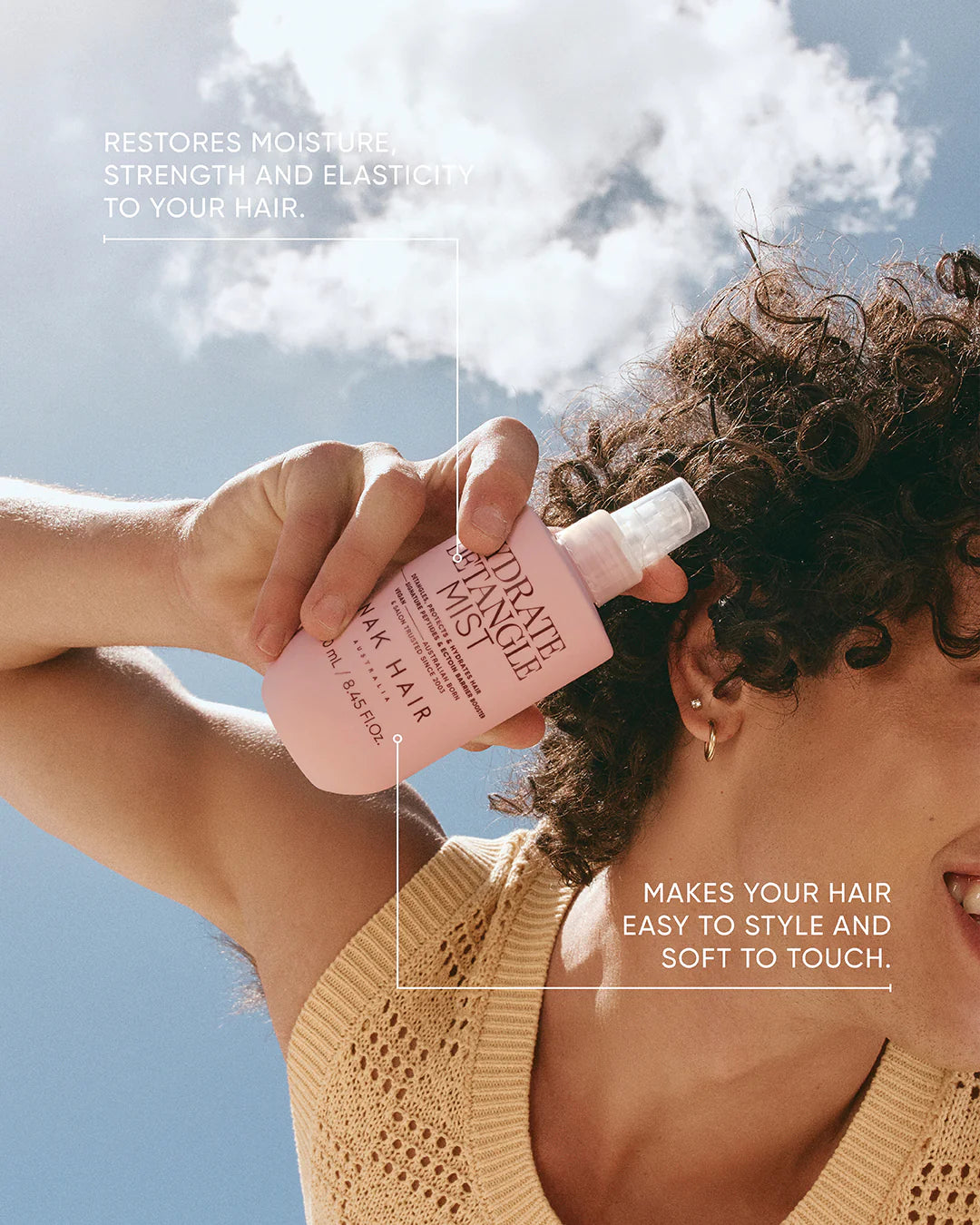 NAK Hair Hydrate Detangle Mist 250ml