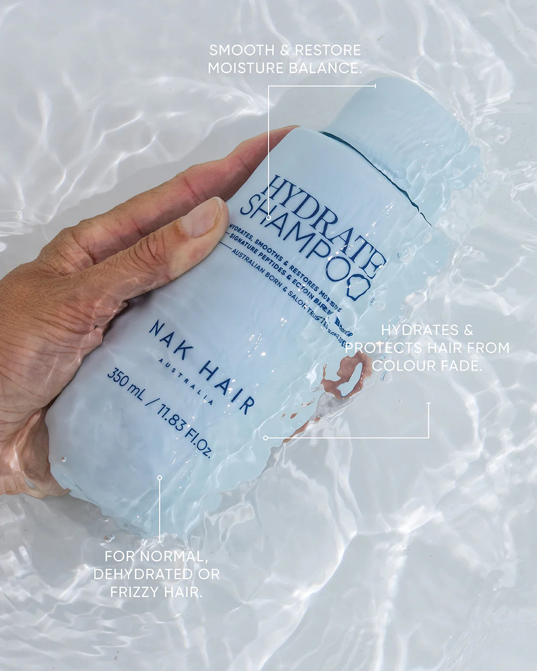 NAK Hair HYDRATE Shampoo 350ml