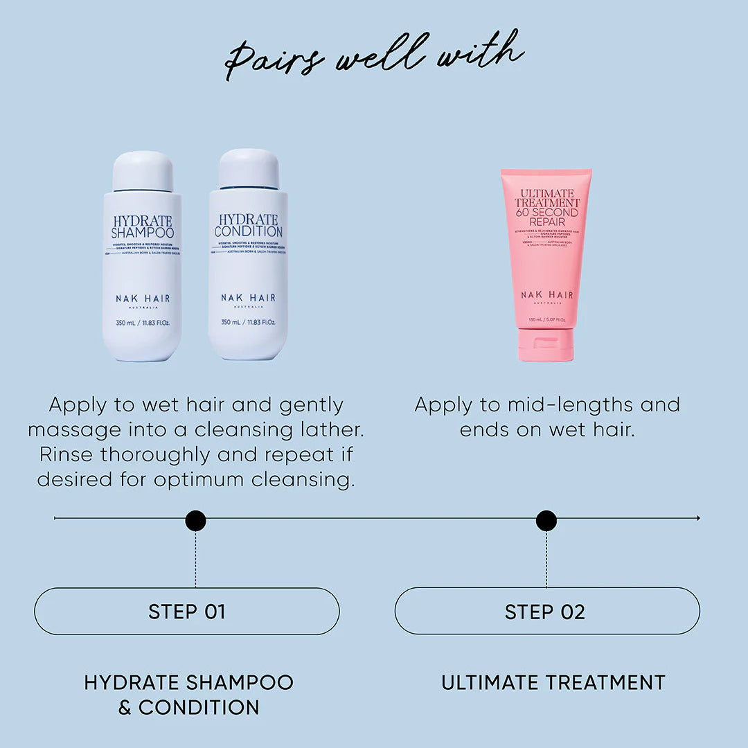 NAK Hair HYDRATE Shampoo 350ml
