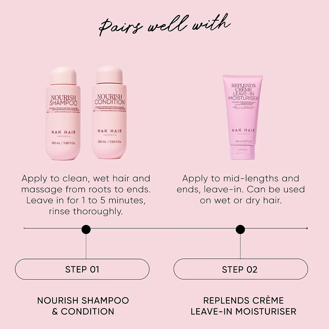 NAK Hair NOURISH 350ml Bundle