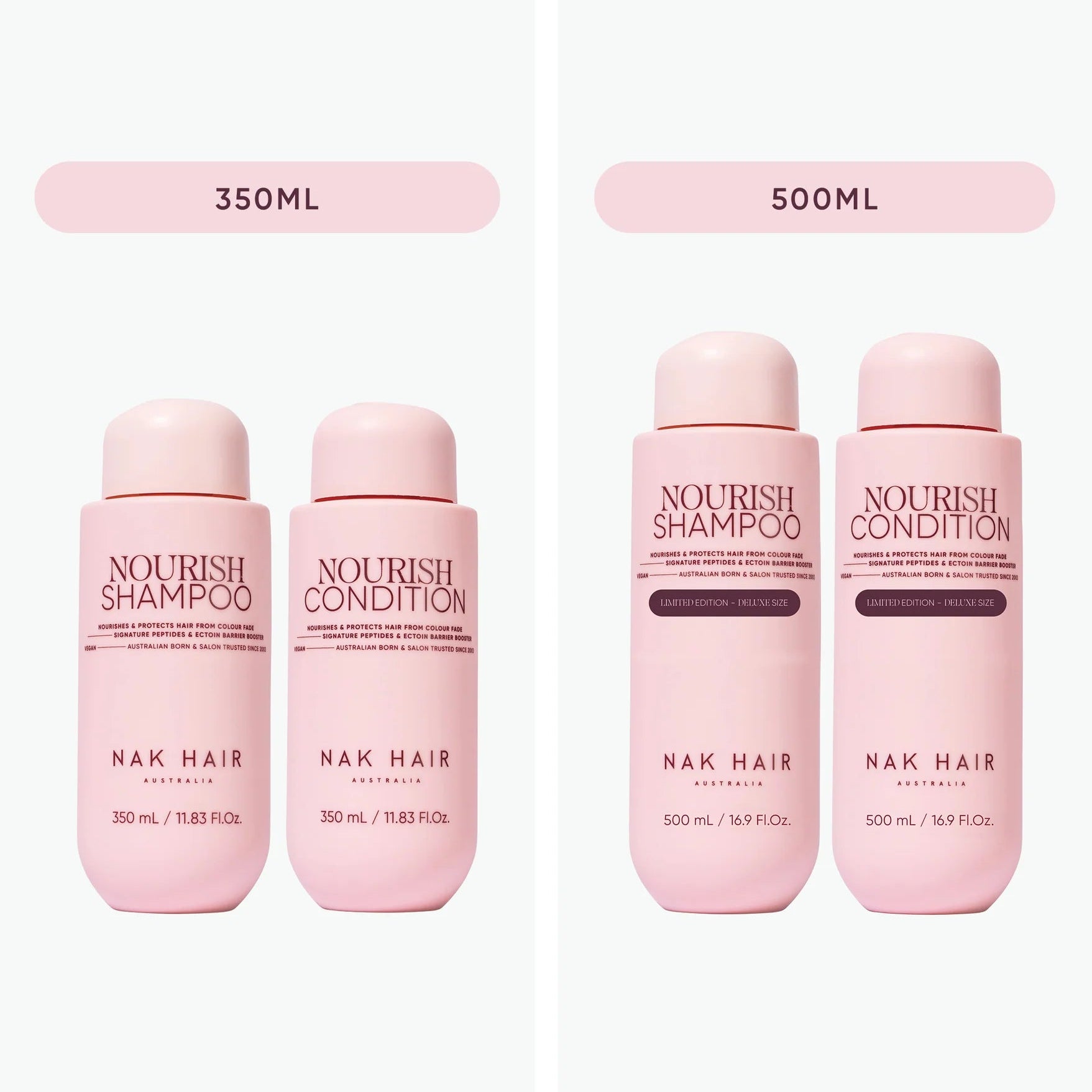 NAK Hair NOURISH 500ml Duo Gift Pack - Supersize