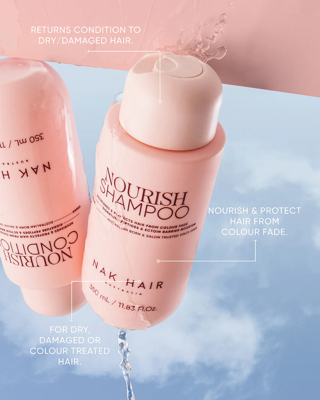 NAK Hair NOURISH Shampoo 350ml