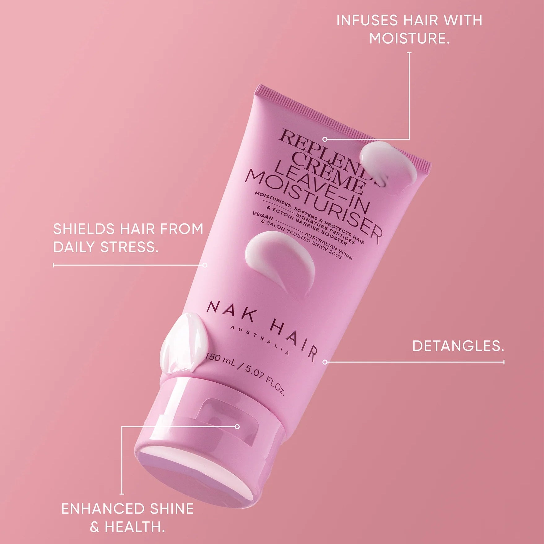 NAK Hair Replends Creme Leave In Moisturiser 150ml