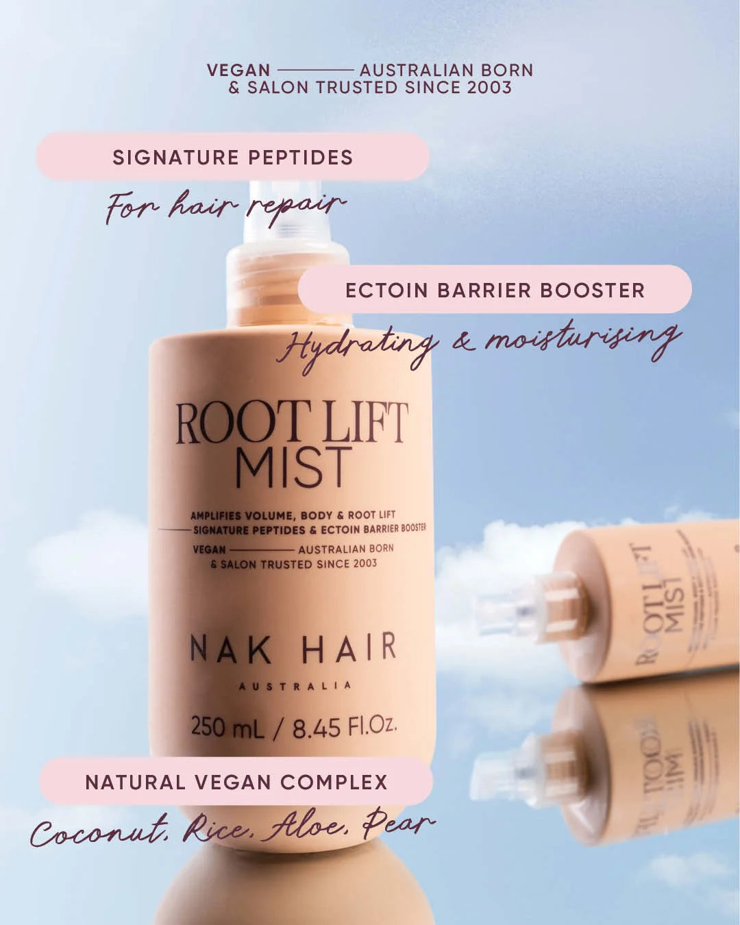 NAK Hair Root Lift Mist 250ml