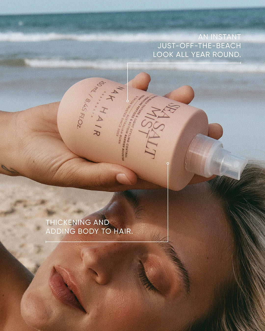NAK Hair Sea Salt Mist 250ml