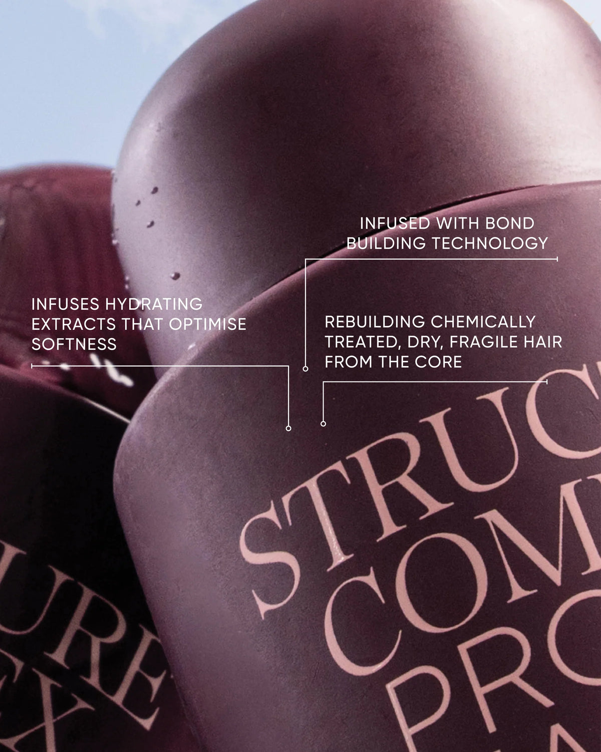 NAK Hair STRUCTURE COMPLEX 350ml Bundle