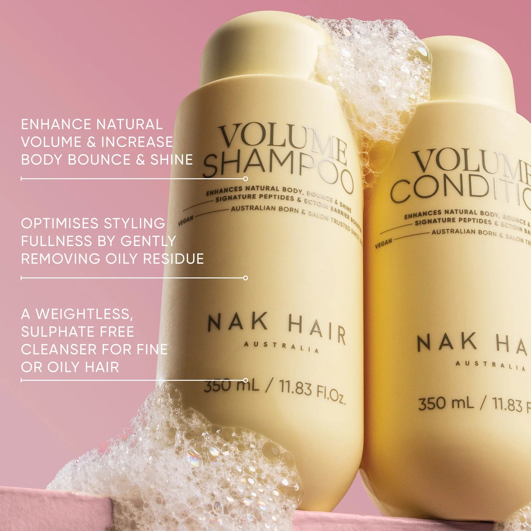 NAK Hair VOLUME 500ml Duo Gift Pack - Supersize